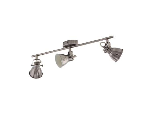 EGLO Seras, Utanpåliggande spotlight, Glödlampan/-lamporna kan inte bytas ut, 6,6 W, 3000 K, 240 LM, Gräddfärgad, Nickel Gräddfärgad, Nickel