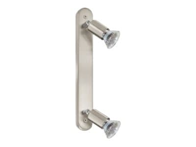 Eglo - Spotlight - LED-glödlampa x 2 - klass A+ - satinnickel