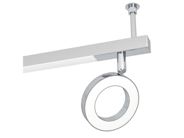 EGLO Cardillio 1, Overflateegnet, Ikke-utskiftbare pærer, 3000 K, 400 lm, 220-240 V, Aluminium, Kromfarget