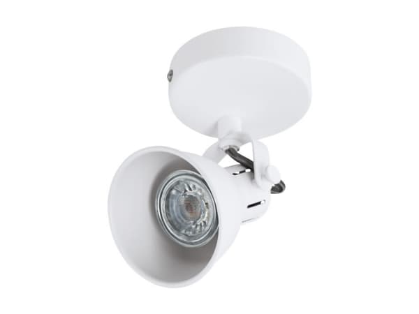 EGLO Seras 1, Overflateegnet, GU10, 1 ampuller, 220-240 V, Hvit Vit