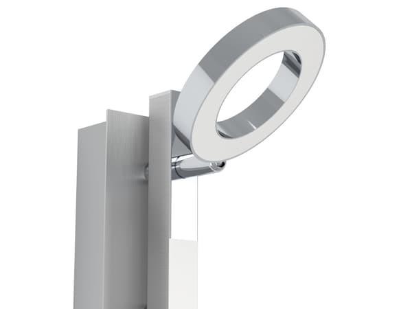 EGLO Cardillio 1, Overflateegnet, Ikke-utskiftbare pærer, 3000 K, 400 lm, 220-240 V, Aluminium, Kromfarget