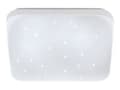Miniatyrbilde 1 av 2: Eglo Frania-S - Vegg/taklampe - LED - 7.4 W (ekvivalent 65 W) - varmt hvitt lys - 3000 K - hvit