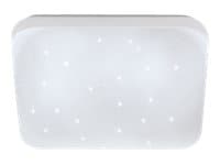 Eglo Frania-S - Vegg/taklampe - LED - 7.4 W (ekvivalent 65 W) - varmt hvitt lys - 3000 K - hvit