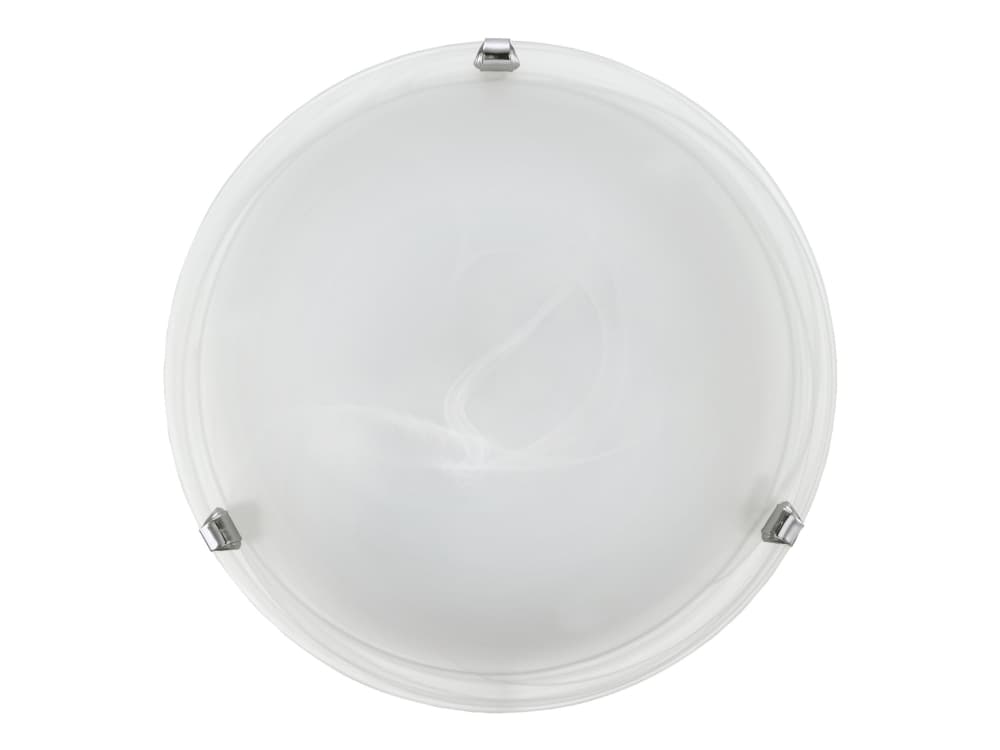 Eglo Salome - Vägg-/taklampa - 2 uttag - E27 - vit, krom