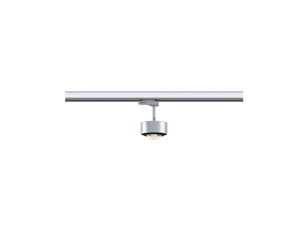 Paulmann Aldan, Skena för spotlight, 1 lampor, LED, 8,5 W, 3000 K, Svart, Silver