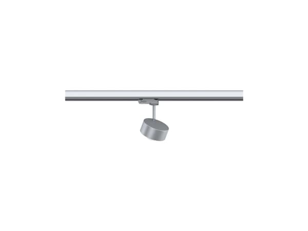 Paulmann Aldan, Skena för spotlight, 1 lampor, LED, 8,5 W, 3000 K, Svart, Silver