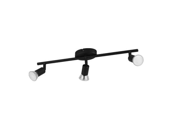 EGLO BUZZ LED spotskinne 3L i sort