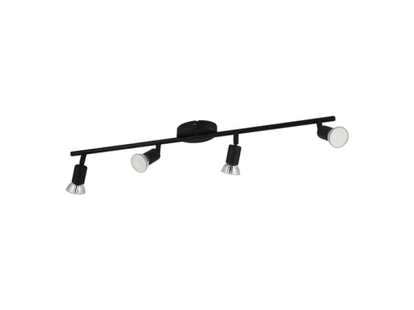 EGLO BUZZ LED spotskinne 4L i sort