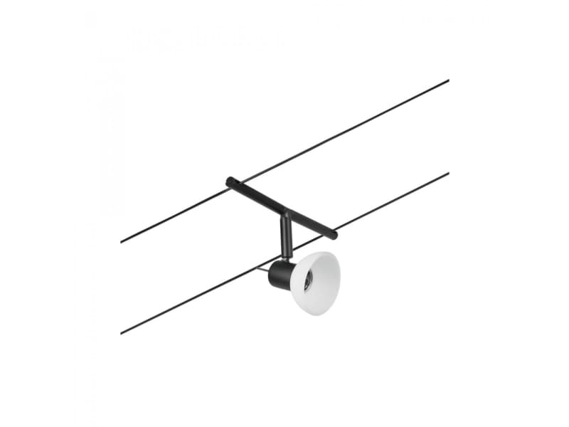 Paulmann 94450, Skena för spotlight, GU5.3, 230 V, Svart, Krom