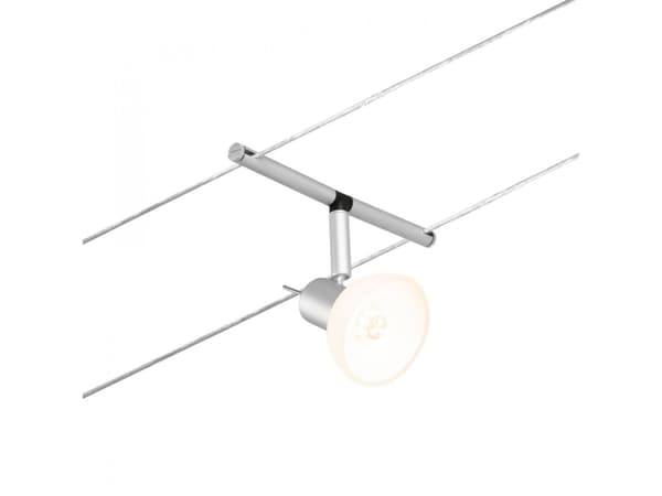 Paulmann Sheela kabelsystem max5x10W GU5.3 Matt krom/Krom 12V DC 60VA plast/metall