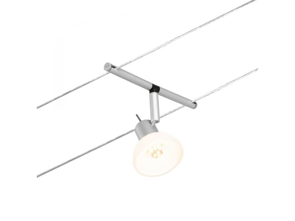 Paulmann Sheela kabelsystem max5x10W GU5.3 Matt krom/Krom 12V DC 60VA plast/metall