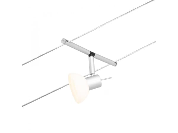 Paulmann Sheela kabelsystem max5x10W GU5.3 Matt krom/Krom 12V DC 60VA plast/metall