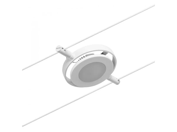 Paulmann 94416, Skena för spotlight, Glödlampan/-lamporna kan inte bytas ut, 1 lampor, LED, 3000 K, Krom, Vit Krom, Vit