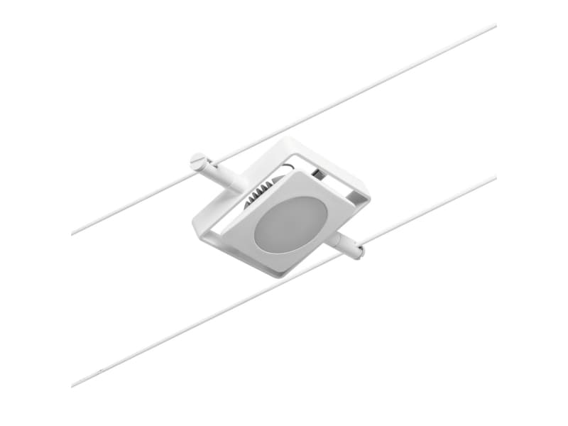 Paulmann 94422, Skena för spotlight, Glödlampan/-lamporna kan inte bytas ut, 1 lampor, LED, 3000 K, Krom, Vit