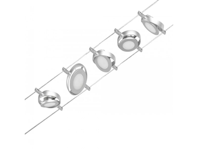 Paulmann 94414, Skena för spotlight, Glödlampan/-lamporna kan inte bytas ut, 1 lampor, LED, 3000 K, Krom