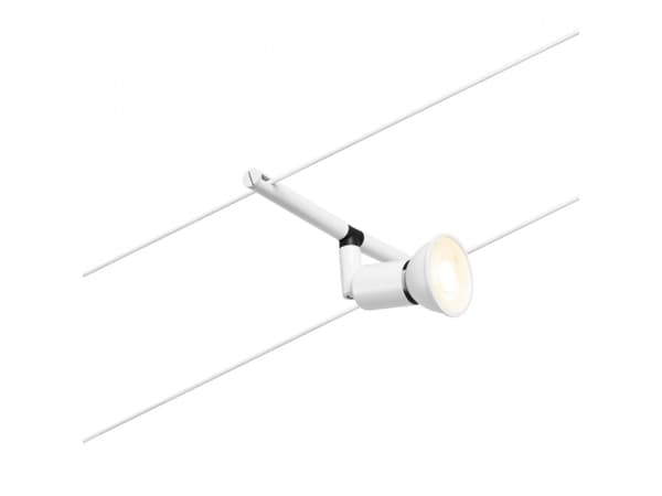 Paulmann 94458, Spotlight på skinne, GU5.3, 0 ampuller, 230 V, Kromfarget, Hvit