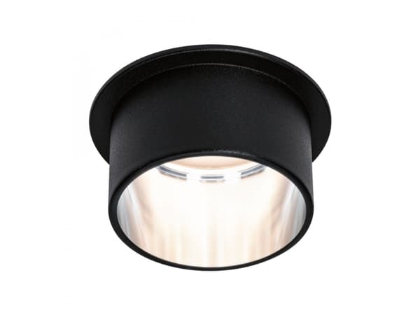Paulmann Innfelt lampe Gil Coin 3StepDim rd starr LED 1x6W 2700K 230V sort matt/eisenAlu