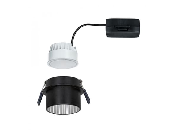 Paulmann Innfelt lampe Gil Coin 3StepDim rd starr LED 1x6W 2700K 230V sort matt/eisenAlu