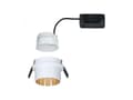 Miniatyrbilde 5 av 5: Ceiling lamp Paulmann luminaire GIL recessed 3StepDim rd starr LED 1x6W 2700K 230V weiß matt/gold Alu
