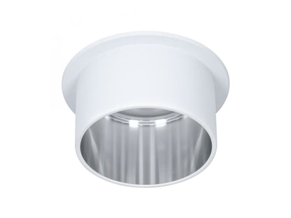 Paulmann Gil Coin, Utanpåliggande spotlight, 1 glödlampa(r), LED, 6 W, 2700 K, Borstat järn, Vit