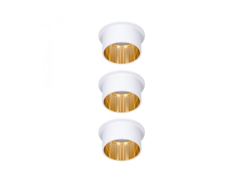 Paulmann Gil Coin, Utanpåliggande spotlight, 1 lampor, 6 W, 2700 K, 470 LM, Guld, Vit