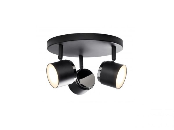 SPOTTEATER SORT RONDEL 3-SPOT