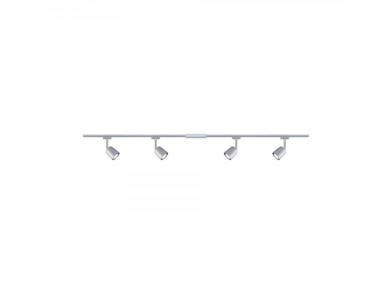 Paulmann 968.97, Skena för spotlight, GU10, 4 lampor, LED, 230 V, Krom