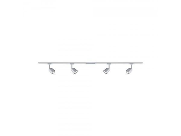 Paulmann 968.97, Spotlight på skinne, GU10, 4 ampuller, LED, 230 V, Kromfarget Kromfarget