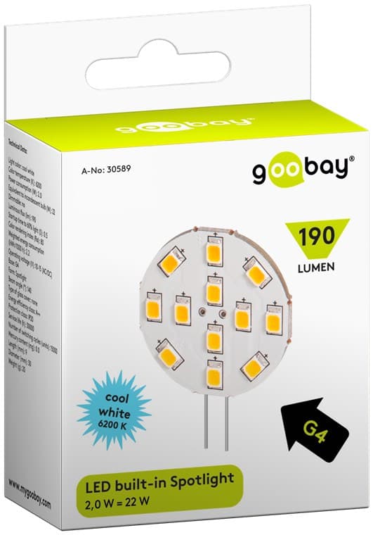 LED-kohdevalo, 2W