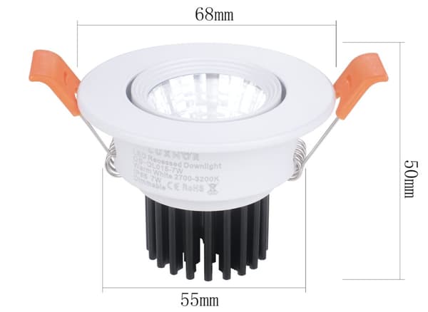7W COB SPOT! SPOT + LED-DRIVER