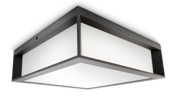 Philips EcoMoods Utendørs lysarmaturer, Taklys, Antrasitt, Aluminium, IP44, Inngang, II