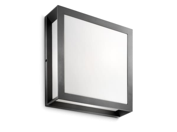 Philips EcoMoods Utendørs lysarmaturer, Taklys, Antrasitt, Aluminium, IP44, Inngang, II
