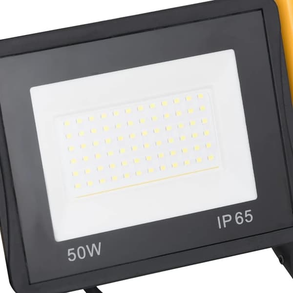 vidaXL LED-valonheitin kahvalla 50 W kylmä valkoinen