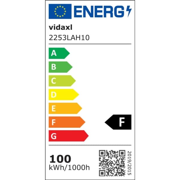 vidaXL LED-flomlys med stativ 2x100 W kaldhvit