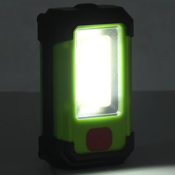vidaXL Bärbar strålkastare 7 W LED kallvit