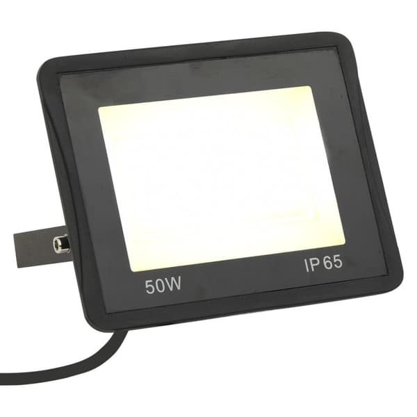 vidaXL Strålkastare 2 st 50 W LED varmvit