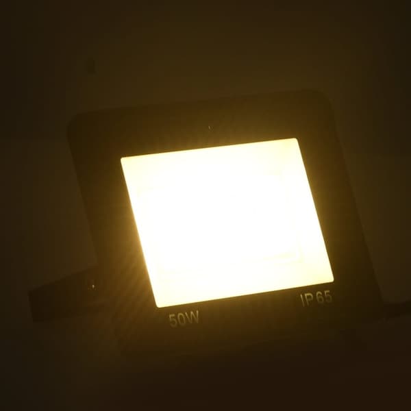 vidaXL Strålkastare 2 st 50 W LED varmvit