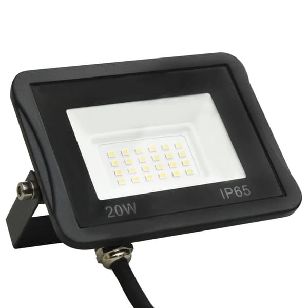 vidaXL LED-flomlys 20 W kaldhvit