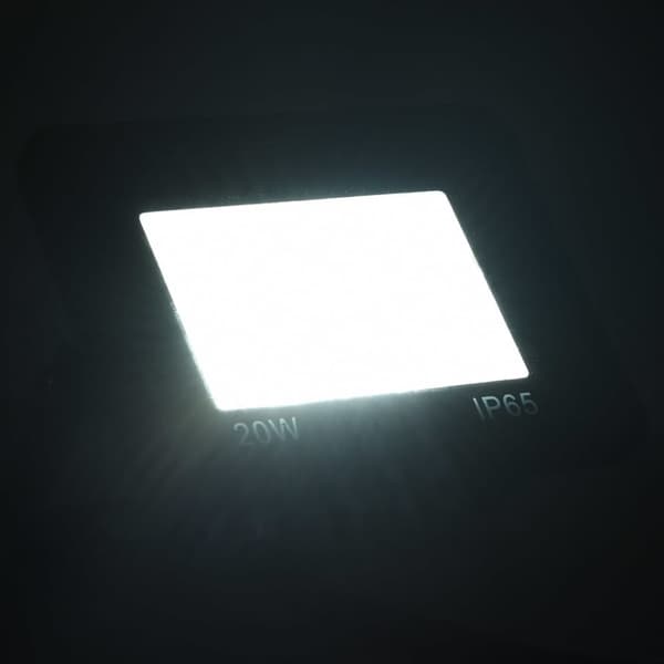 vidaXL LED-flomlys 20 W kaldhvit
