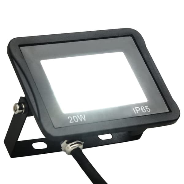 vidaXL LED-flomlys 20 W kaldhvit
