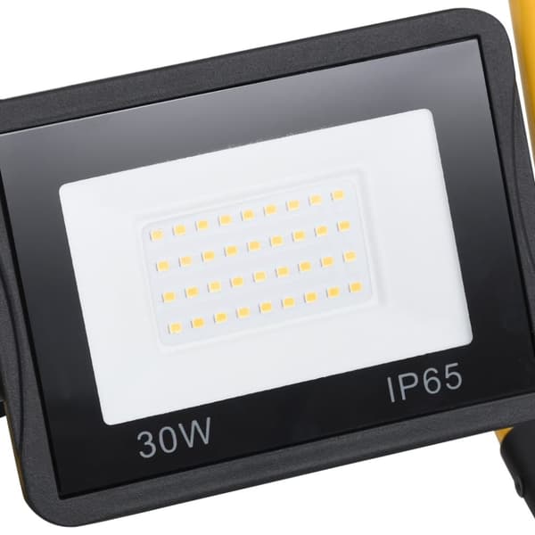 vidaXL LED-flomlys med håndtak 30 W kaldhvit
