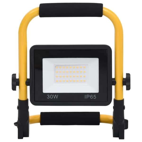 vidaXL LED-valonheitin kahvalla 30 W kylmä valkoinen
