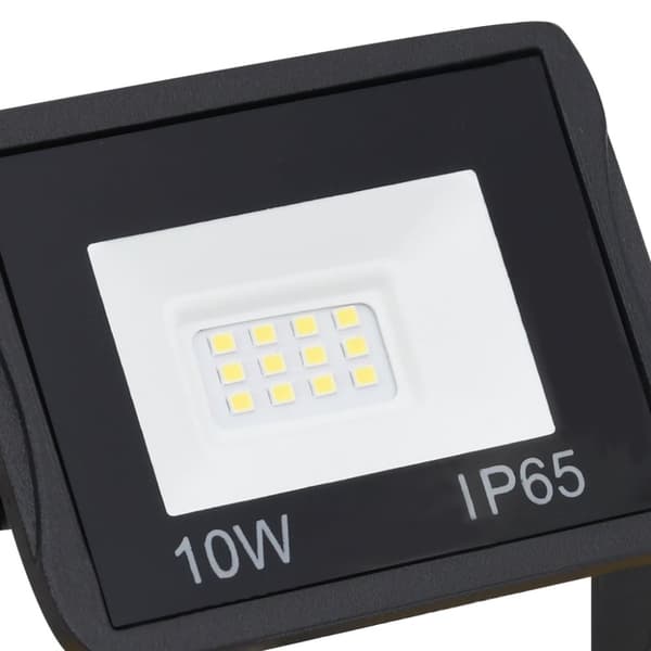 vidaXL LED-valonheitin kahvalla 2x10 W lämmin valkoinen