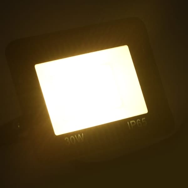vidaXL LED-projektør 30 W varmt hvidt lys