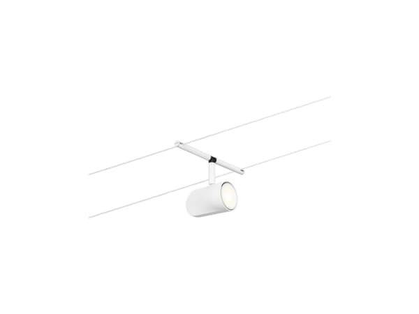 Paulmann 94467, Skena för spotlight, GU5.3, 0 lampor, 230 V, Krom, Vit