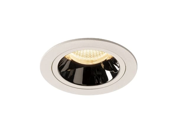 SLV NUMINOS M, Syvennysspottivalo, 1 lamppu(a), LED, 3000 K, 1550 lm, Kromi, Valkoinen