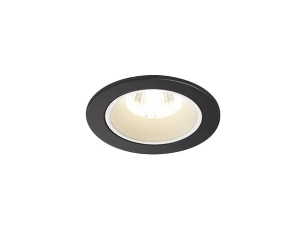 SLV NUMINOS S, Syvennysspottivalo, 1 lamppu(a), LED, 4000 K, 790 lm, Musta, Valkoinen