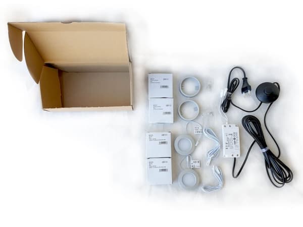 LED -inbyggd Spotlight Set Möbler Ljus