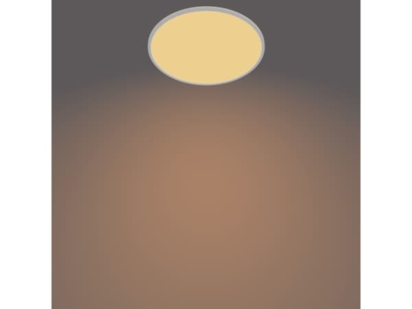 Philips Superslim CL550 - Seinä-/kattovalaisin - LED - 36 W - Lämmin valkoinen valo - 2700 K - Valkoinen - Valkoinen