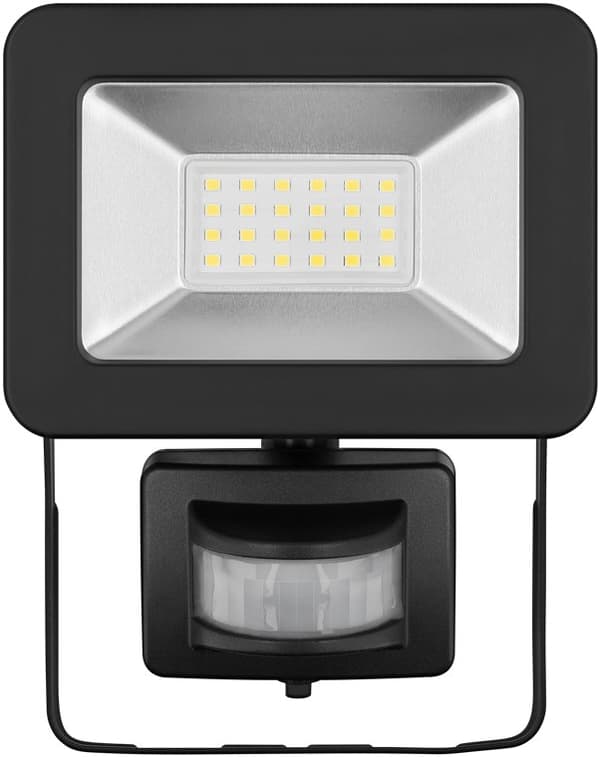 LED-spotlight for utendørs bruk, 20 W, med bevegelsesdetektor